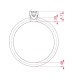 14K Yellow Gold Diamond Ring “Crown V”