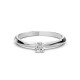 14K White Gold Diamond Ring “Crown VI”