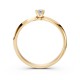 14K Yellow Gold Diamond Ring “Crown V”