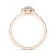 14K Red Gold Diamond Ring “Aria IV”