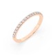 14K Red Gold Diamond Ring “Malory II”