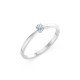 14K White Gold Diamond Ring “Solitaire XVI”