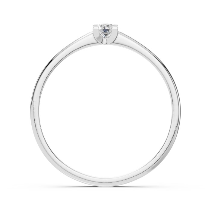 14K White Gold Diamond Ring “Eternal Spark IV”