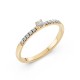 14K Yellow Gold Diamond Ring “Babylon XI”