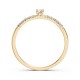 14K Yellow Gold Diamond Ring “Babylon XI”