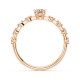 14K Red Gold Diamond Ring “Henry IV”