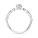 14K White Gold Diamond Ring “Beatrix IX”
