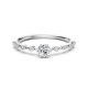 14K White Gold Diamond Ring “Beatrix IX”