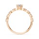 14K Red Gold Diamond Ring “Beatrix VII”