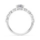 14K White Gold Diamond Ring “Beatrix VI”
