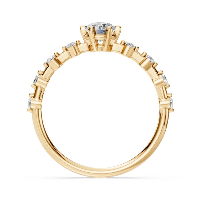 14K Yellow Gold Diamond Ring “Beatrix V”