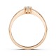 14K Red Gold Diamond Ring “Tokyo LI”