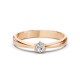 14K Red Gold Diamond Ring “Tokyo LI”