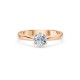 14K Red Gold Diamond Ring “New Classic XVII”