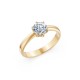 14K Yellow Gold Diamond Ring “New Classic XV”