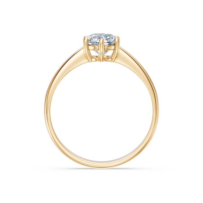14K Yellow Gold Diamond Ring “New Classic XV”