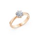 14K Red Gold Diamond Ring “New Classic XIV”