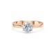 14K Red Gold Diamond Ring “New Classic XIV”