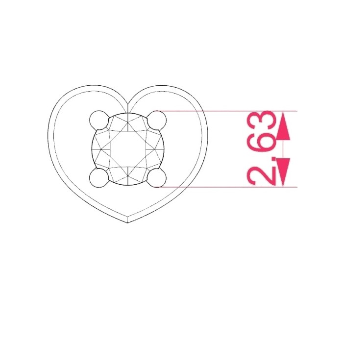 Auksiniai auskarai su deimantais „Love“