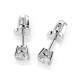 14K White Gold Diamond Earrings “Diamond Heart IX”