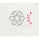 Auksiniai auskarai su deimantais „Diamond Blossom VII“