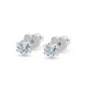 Auksiniai auskarai su deimantais „Diamond Heart VI“