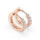 14K Red Gold Diamond Earrings “Helena”