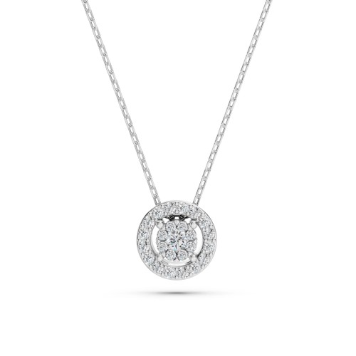 Auksinis pakabukas su deimantais „Diamond Blossom XV“