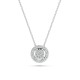 Auksinis pakabukas su deimantais „Diamond Blossom XV“