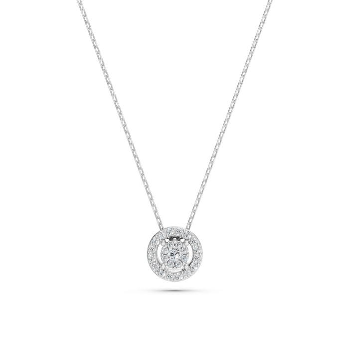 Auksinis pakabukas su deimantais „Diamond Blossom XV“