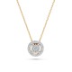 Auksinis pakabukas su deimantais „Diamond Blossom XIV“