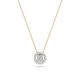 Auksinis pakabukas su deimantais „Diamond Blossom XIV“