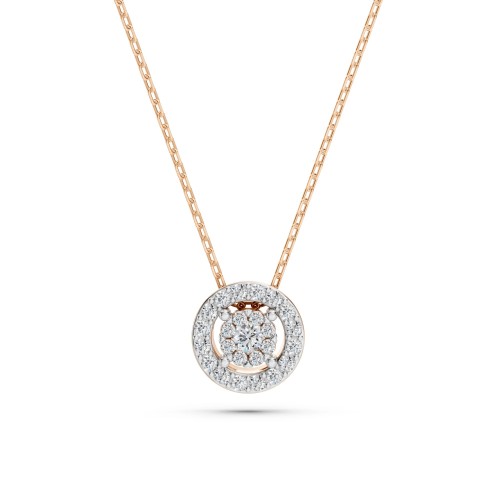 Auksinis pakabukas su deimantais „Diamond Blossom XIII“