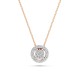Auksinis pakabukas su deimantais „Diamond Blossom XIII“
