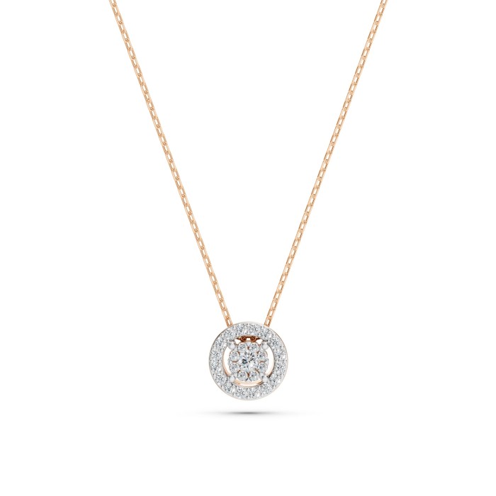 Auksinis pakabukas su deimantais „Diamond Blossom XIII“