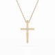 Auksinis kryželis su deimantais „Sacred Cross II“