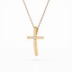 Auksinis kryželis su deimantais „Sacred Cross II“