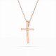 Auksinis kryželis su deimantais „Sacred Cross“