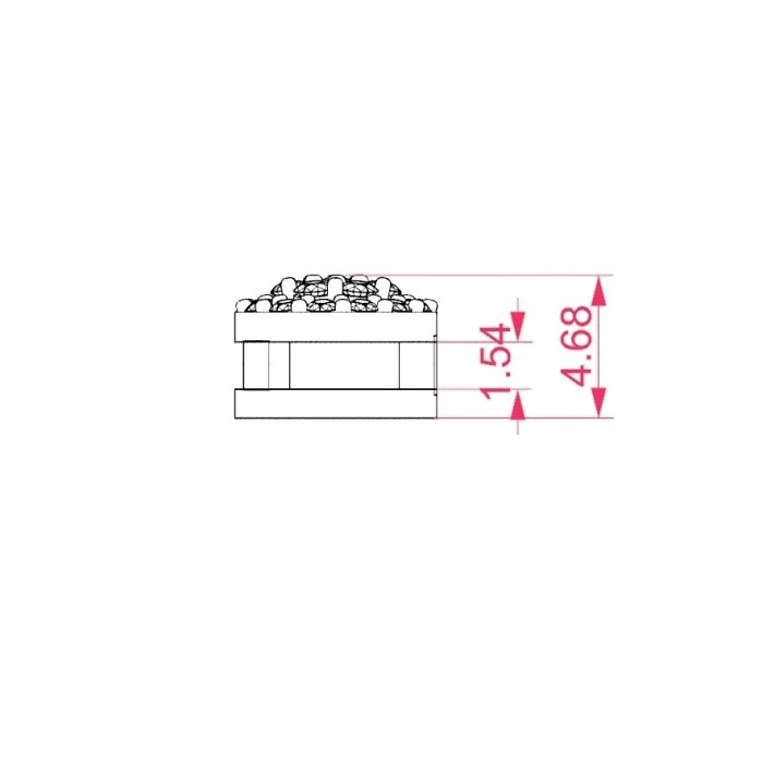 Auksinis pakabukas su deimantais „Diamond Blossom X“