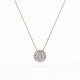 Auksinis pakabukas su deimantais „Diamond Blossom XI“