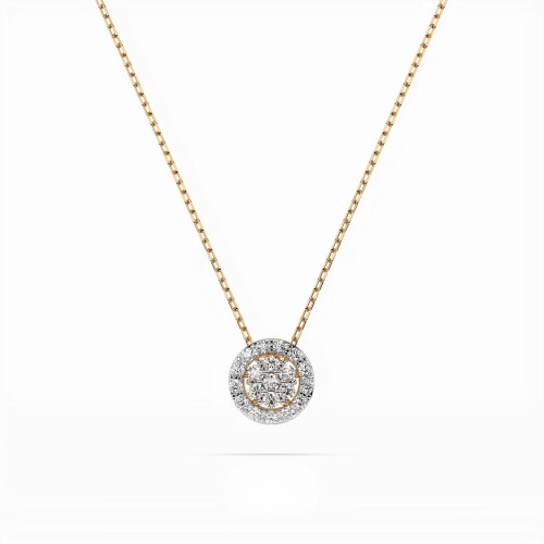 Auksinis pakabukas su deimantais „Diamond Blossom X“