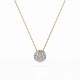 Auksinis pakabukas su deimantais „Diamond Blossom X“