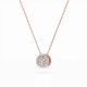 Auksinis pakabukas su deimantais „Diamond Blossom X“