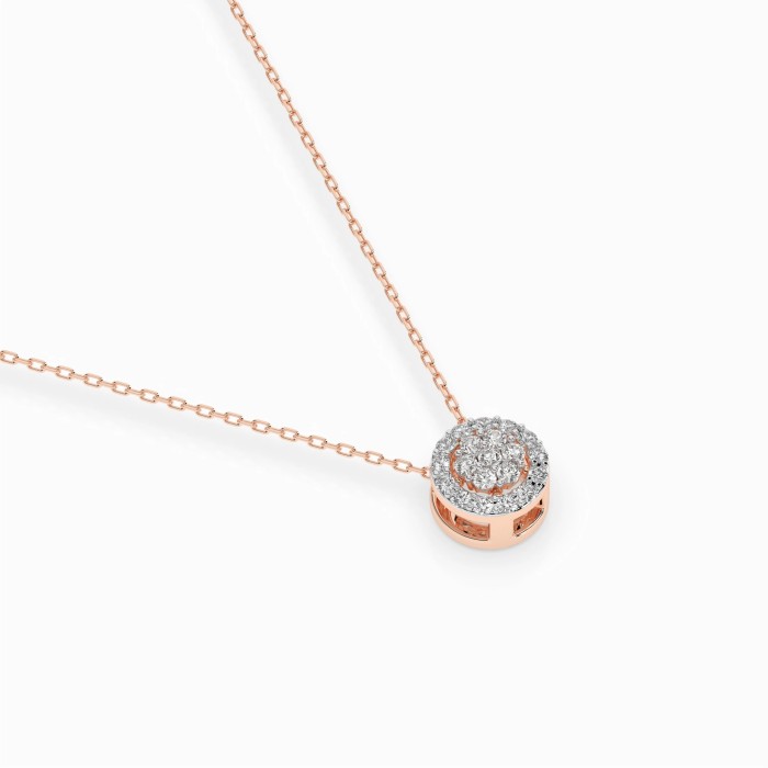 Auksinis pakabukas su deimantais „Diamond Blossom X“