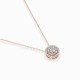Auksinis pakabukas su deimantais „Moonlit Ring“