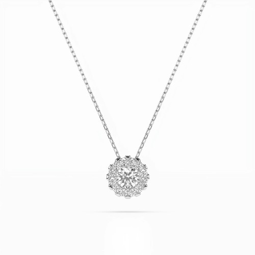 14K White Gold Diamond Pendant “Chloe III”