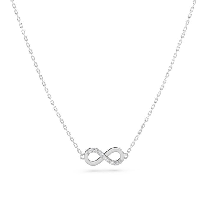 Auksinis pakabukas su deimantais „Infinity IV“