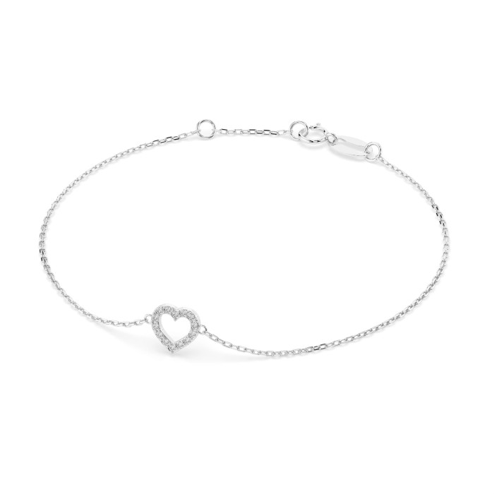 Auksinė apyrankė su deimantais „Amor VI“