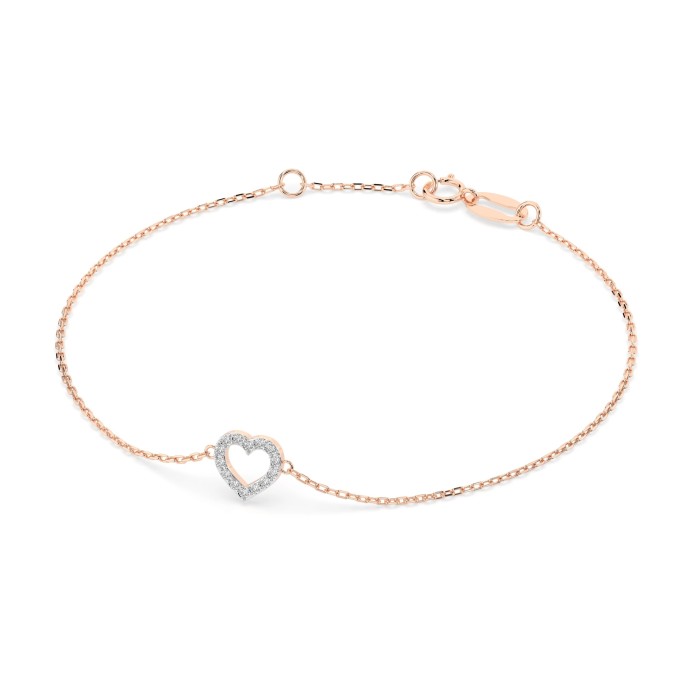 Auksinė apyrankė su deimantais „Amor IV“