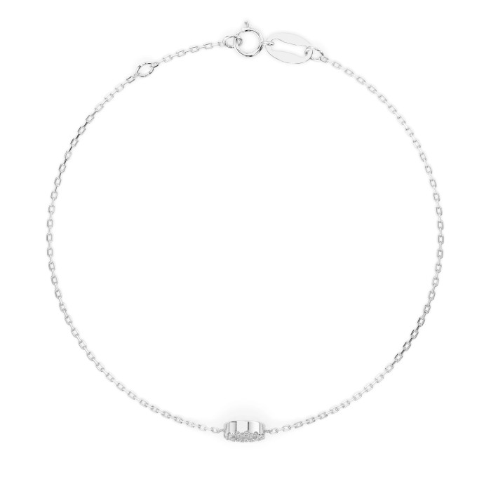 14K White Gold Diamond Bracelet “Orbita III”